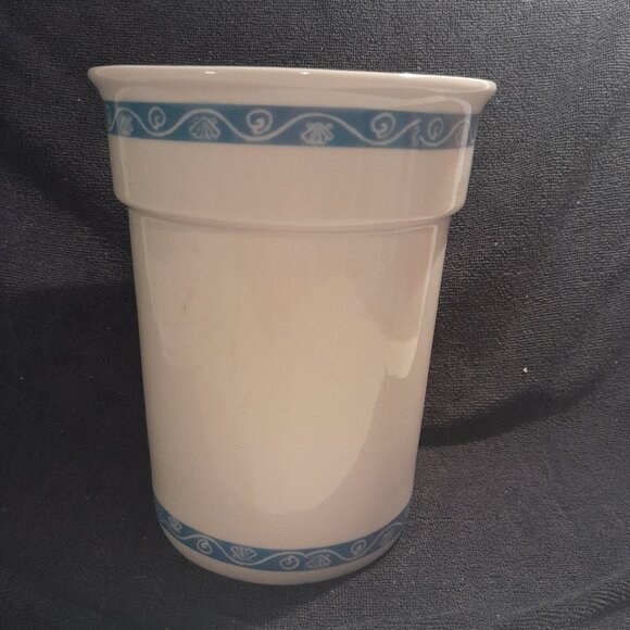 Ceramic Blue and White Vase/ Kitchen Utility Vessel - Picture 1 of 5